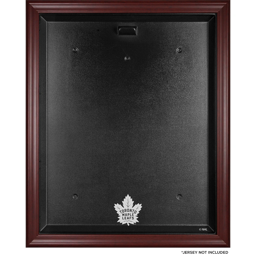 Toronto Maple Leafs (2016-Present) Mahogany Framed Logo Jersey Display Case
