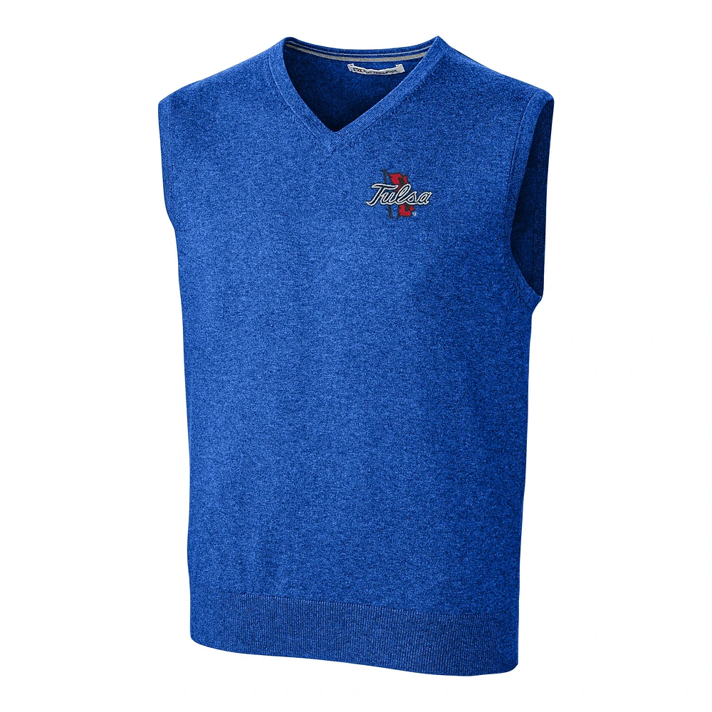 Men's Cutter & Buck Royal Tulsa Golden Hurricane Big & Tall Lakemont Vest