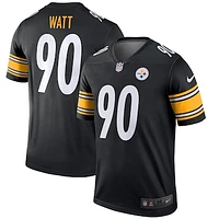Men's Nike T.J. Watt Black Pittsburgh Steelers Legend Player Performance Top