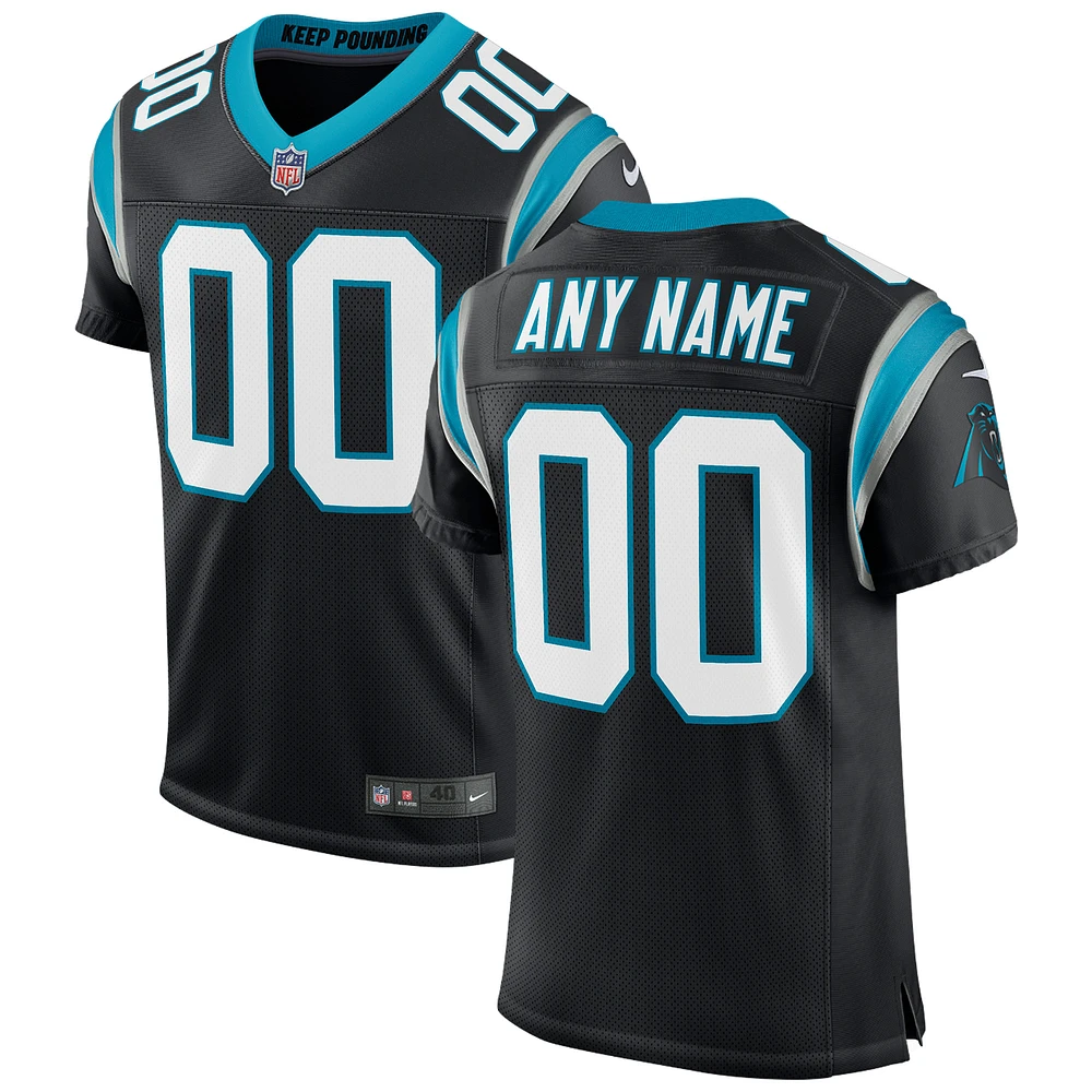 Men's Nike Black Carolina Panthers Classic Custom Elite Jersey