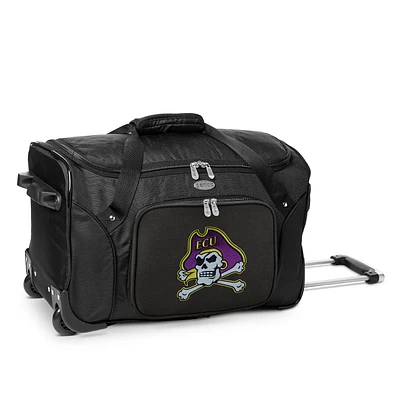 MOJO Black ECU Pirates 22" Wheeled Duffle Bag