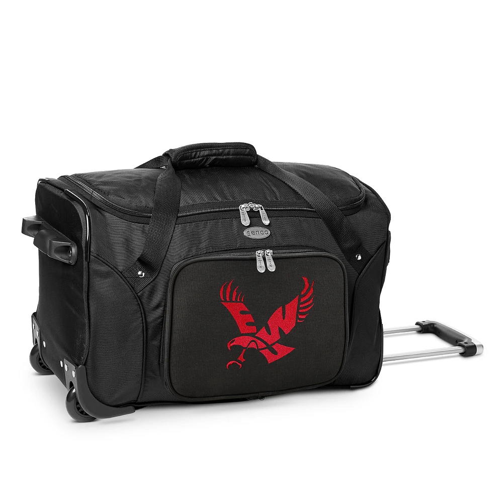 MOJO Black Eastern Washington Eagles 22" Wheeled Duffle Bag