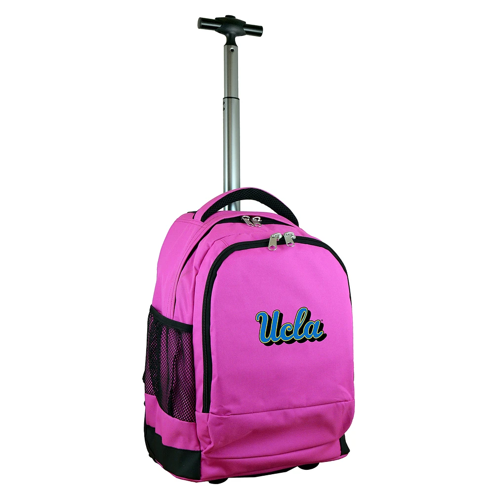 MOJO Pink UCLA Bruins 19'' Premium Wheeled Backpack