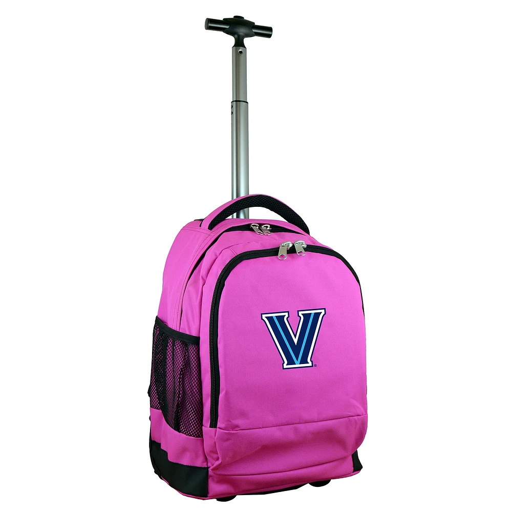 MOJO Pink Villanova Wildcats 19'' Premium Wheeled Backpack