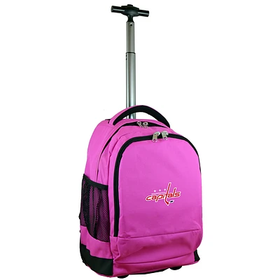 MOJO Pink Washington Capitals 19'' Premium Wheeled Backpack