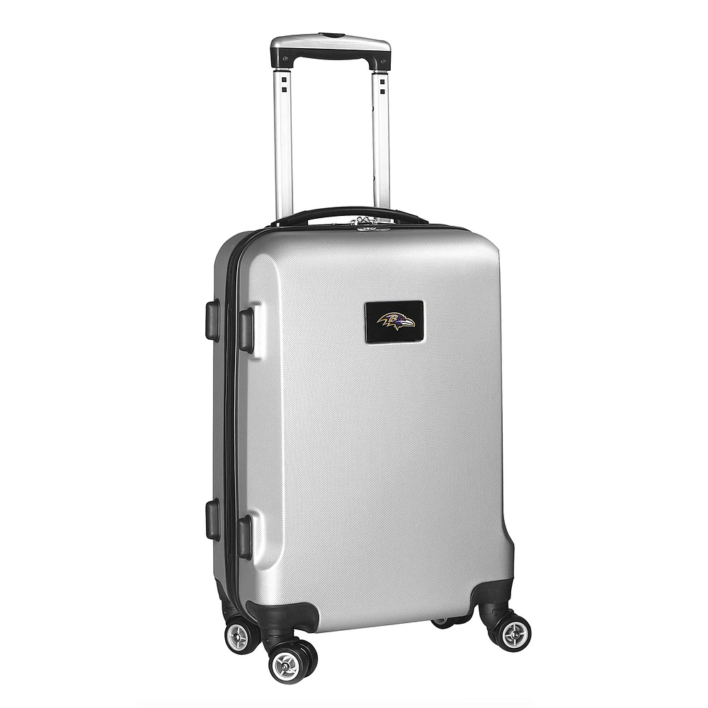 MOJO Silver Baltimore Ravens 21" 8-Wheel Hardcase Spinner Carry-On Luggage