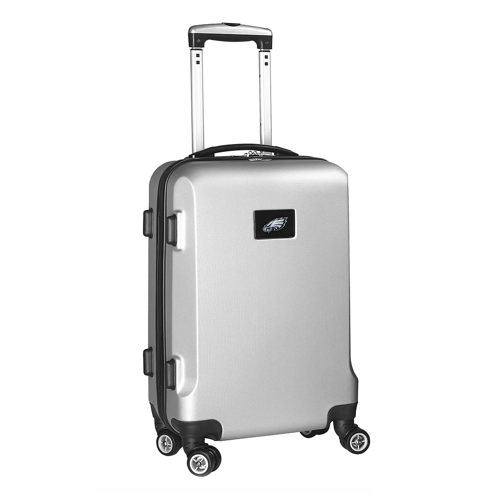 MOJO Silver Philadelphia Eagles 21" 8-Wheel Hardcase Spinner Carry-On Luggage