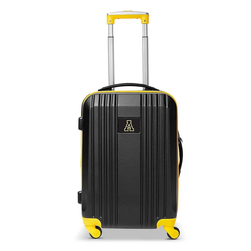 MOJO Yellow Appalachian State Mountaineers 21" Hardcase Two-Tone Spinner Carry-On