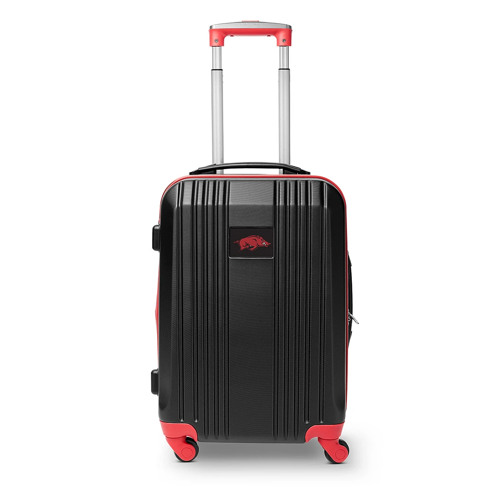 MOJO Red Arkansas Razorbacks 21" Hardcase Two-Tone Spinner Carry-On
