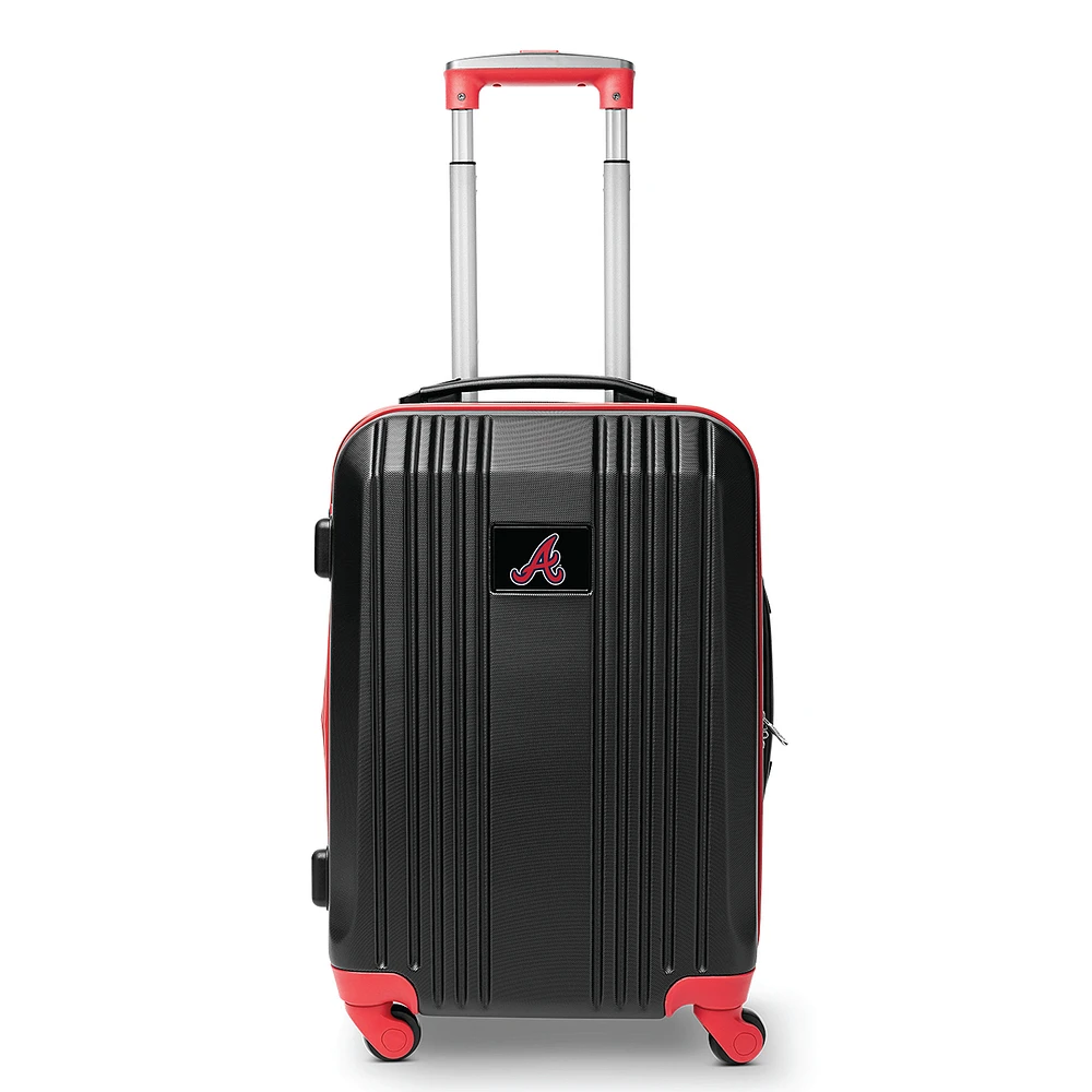MOJO Red Atlanta Braves 21" Hardcase Two-Tone Spinner Carry-On