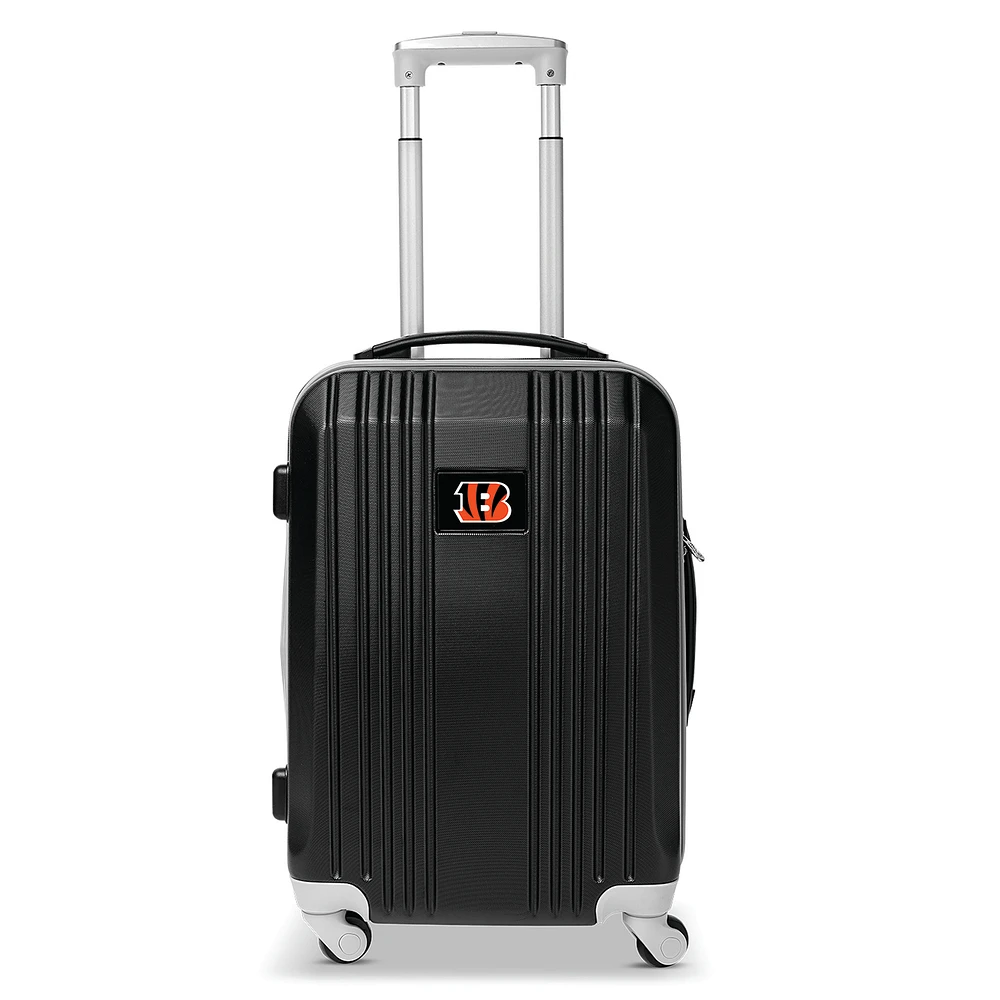 MOJO Black Cincinnati Bengals 21" Hardcase Two-Tone Spinner Carry-On