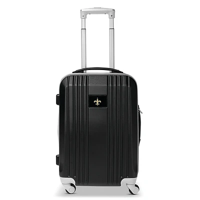 MOJO Black New Orleans Saints 21" Hardcase Two-Tone Spinner Carry-On