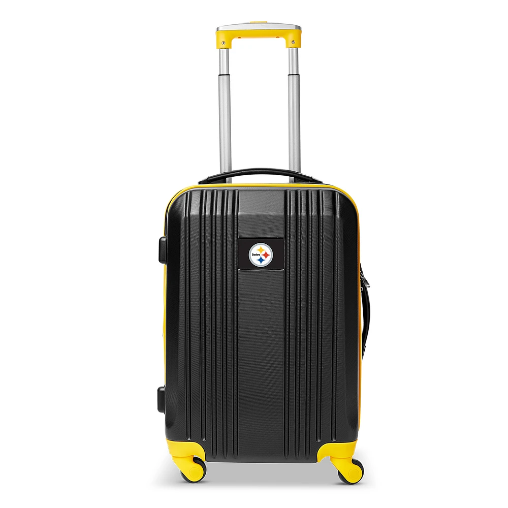 MOJO Yellow Pittsburgh Steelers 21" Hardcase Two-Tone Spinner Carry-On