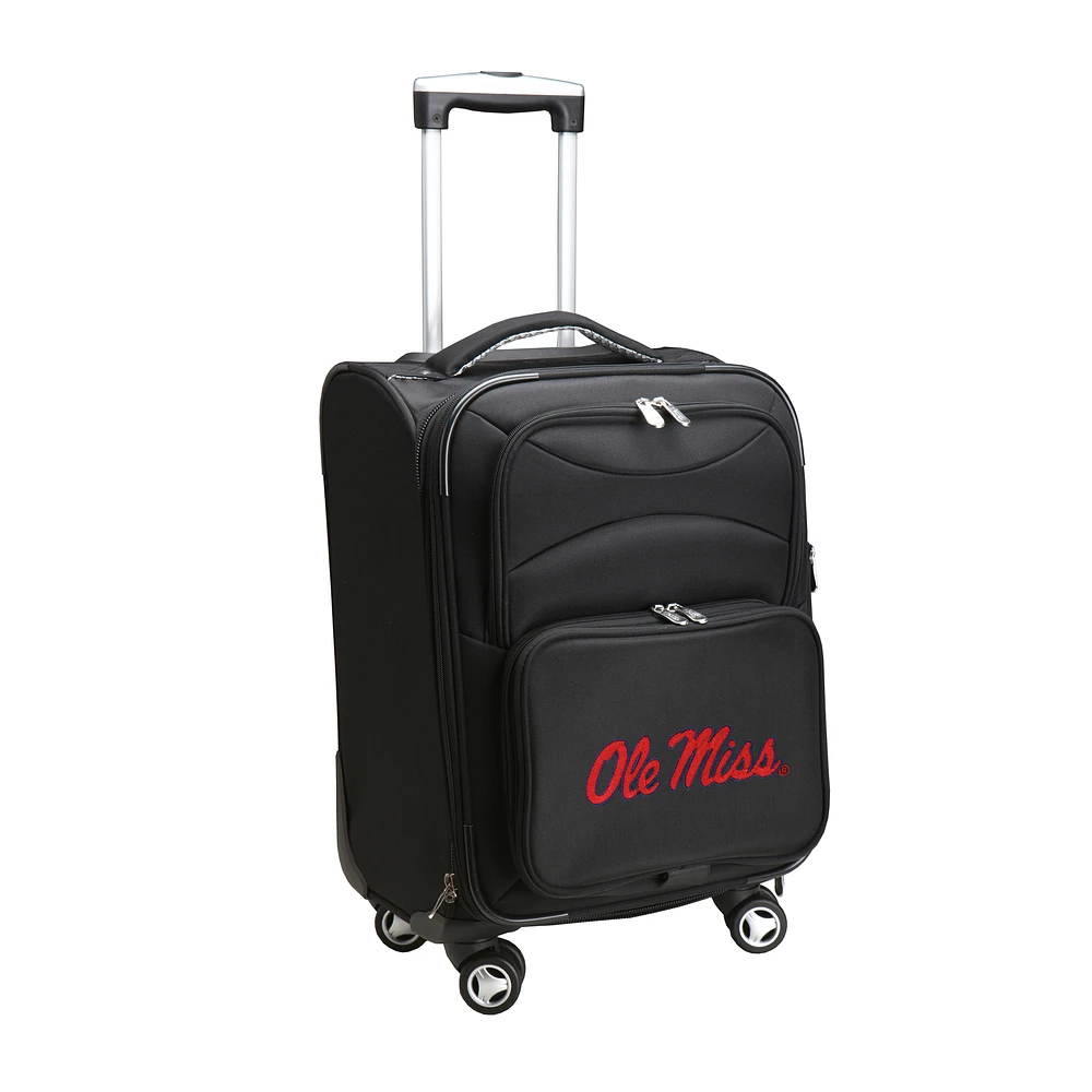 MOJO Black Ole Miss Rebels 21" Softside Spinner Carry-On
