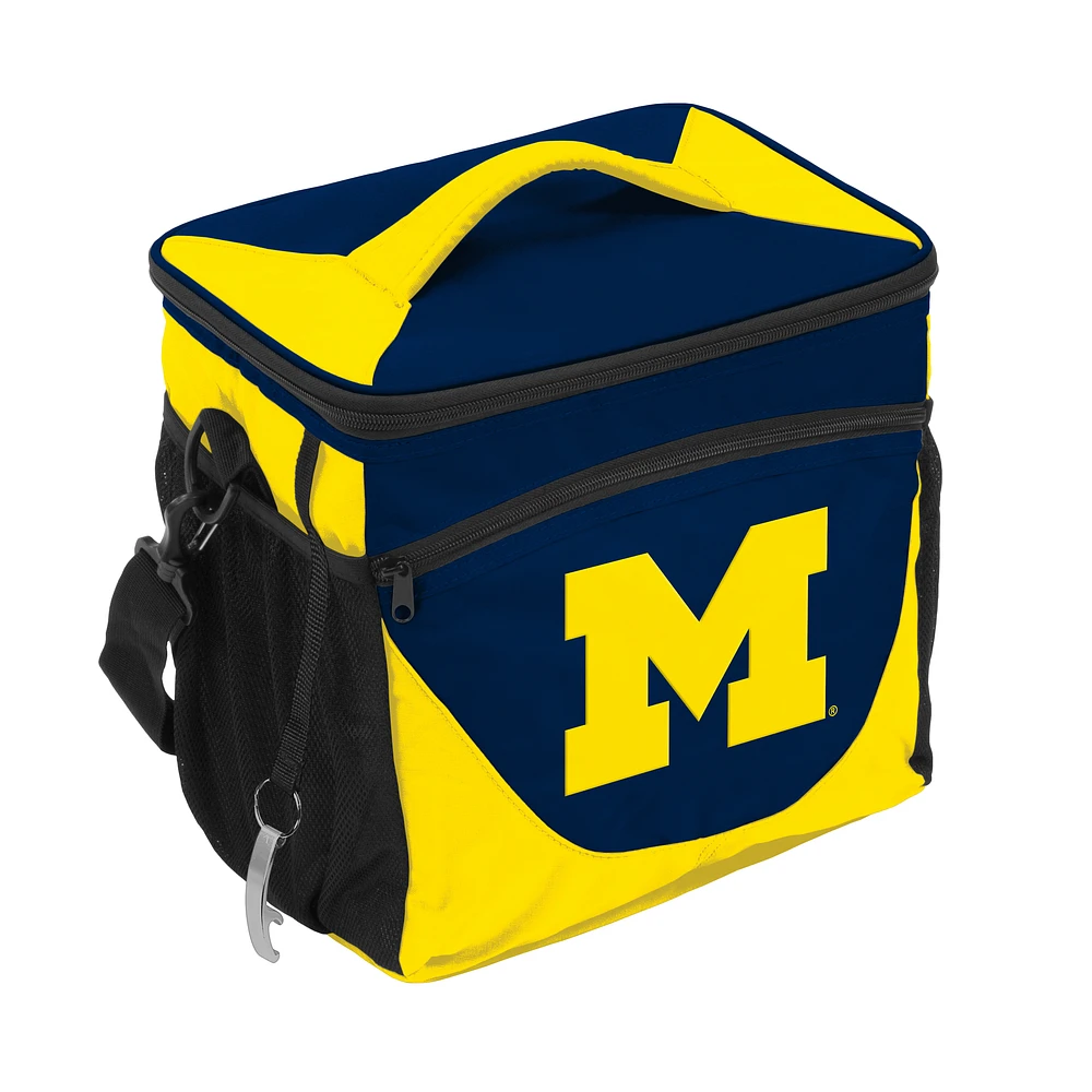 Michigan Wolverines Logo 24-Can Cooler