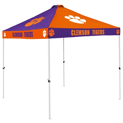 Clemson Tigers 9' x 9' Checkerboard Canopy Tent