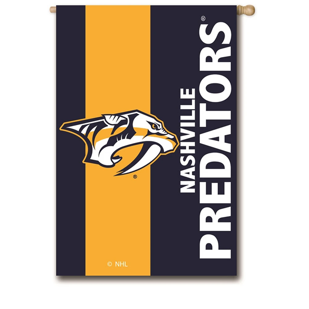 Nashville Predators 28" x 44" Double-Sided Embellish House Flag