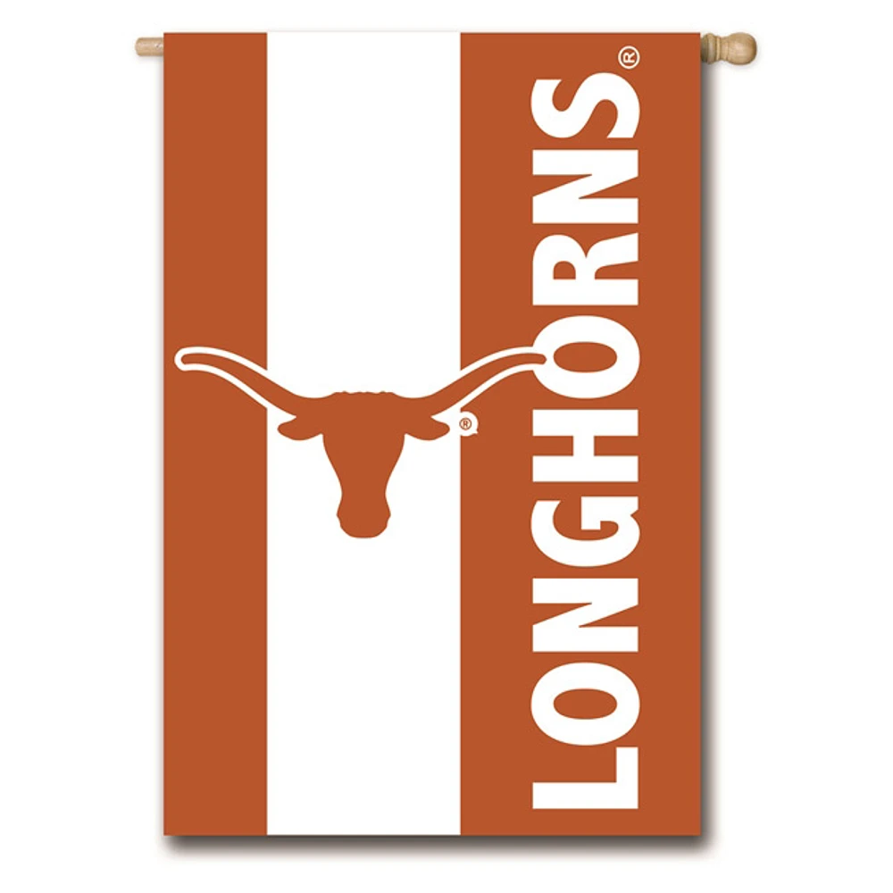 Texas Longhorns 28" x 44" Double-Sided Embellish House Flag