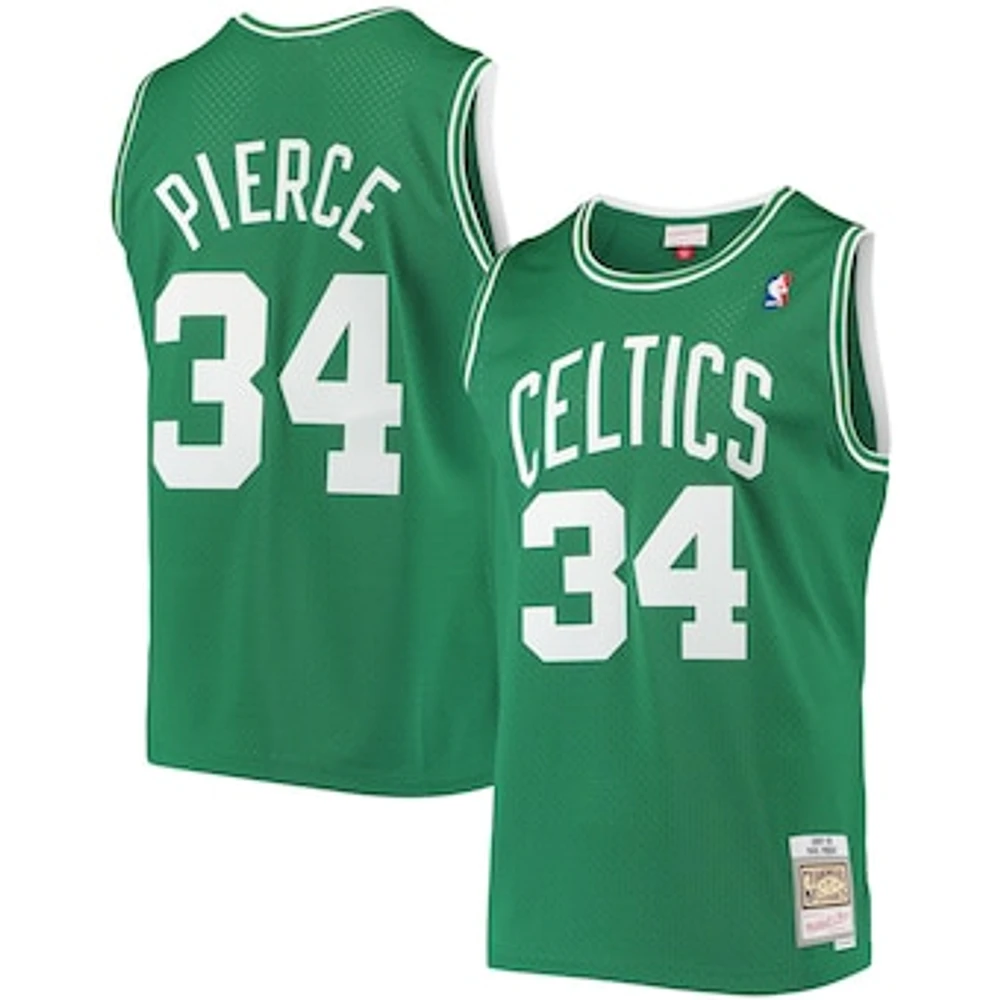 Men's Mitchell & Ness Paul Pierce Kelly Green Boston Celtics Hardwood Classics Swingman Jersey