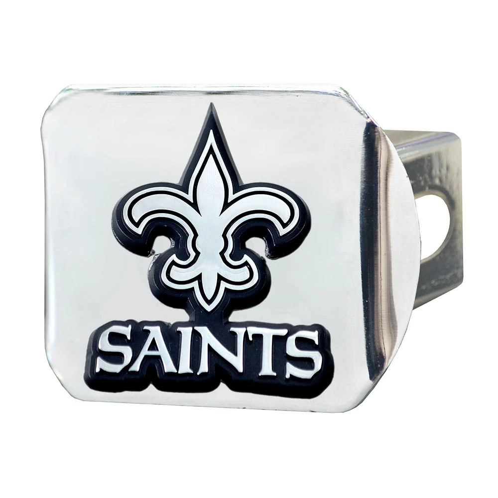 New Orleans Saints Chrome on Chrome Hitch Cover