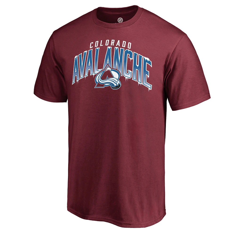 Men's Burgundy Colorado Avalanche Hometown Collection Local T-Shirt