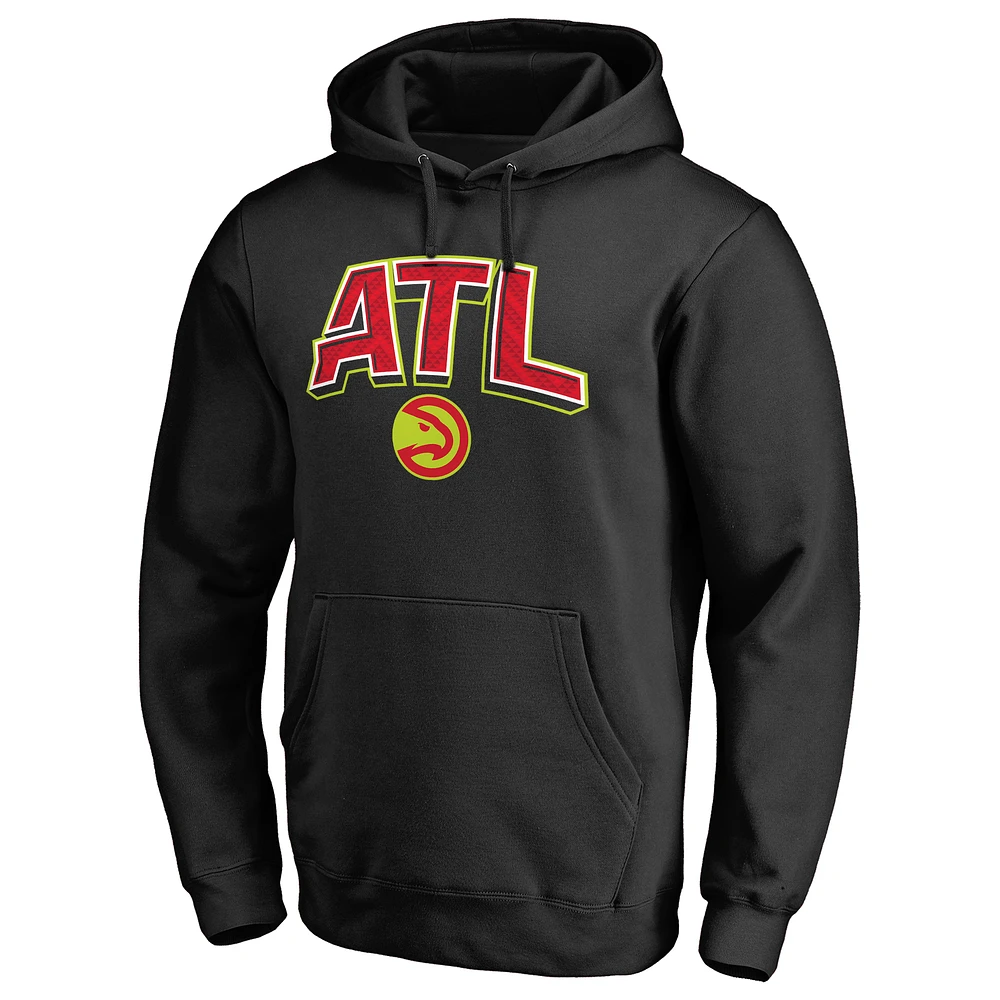 Men's Black Atlanta Hawks ATL Hometown Collection Pullover Hoodie
