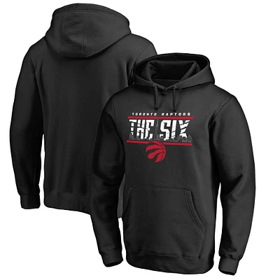 Men's Black Toronto Raptors The Six Hometown Collection Pullover Hoodie