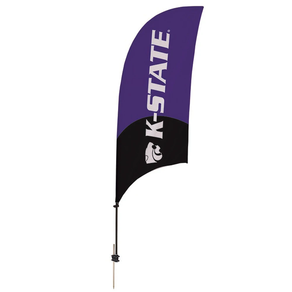Kansas State Wildcats 7.5' Two-Tone Razor Feather Stake Flag