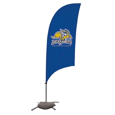South Dakota State Jackrabbits 7.5' Razor Feather Stake Flag with Base