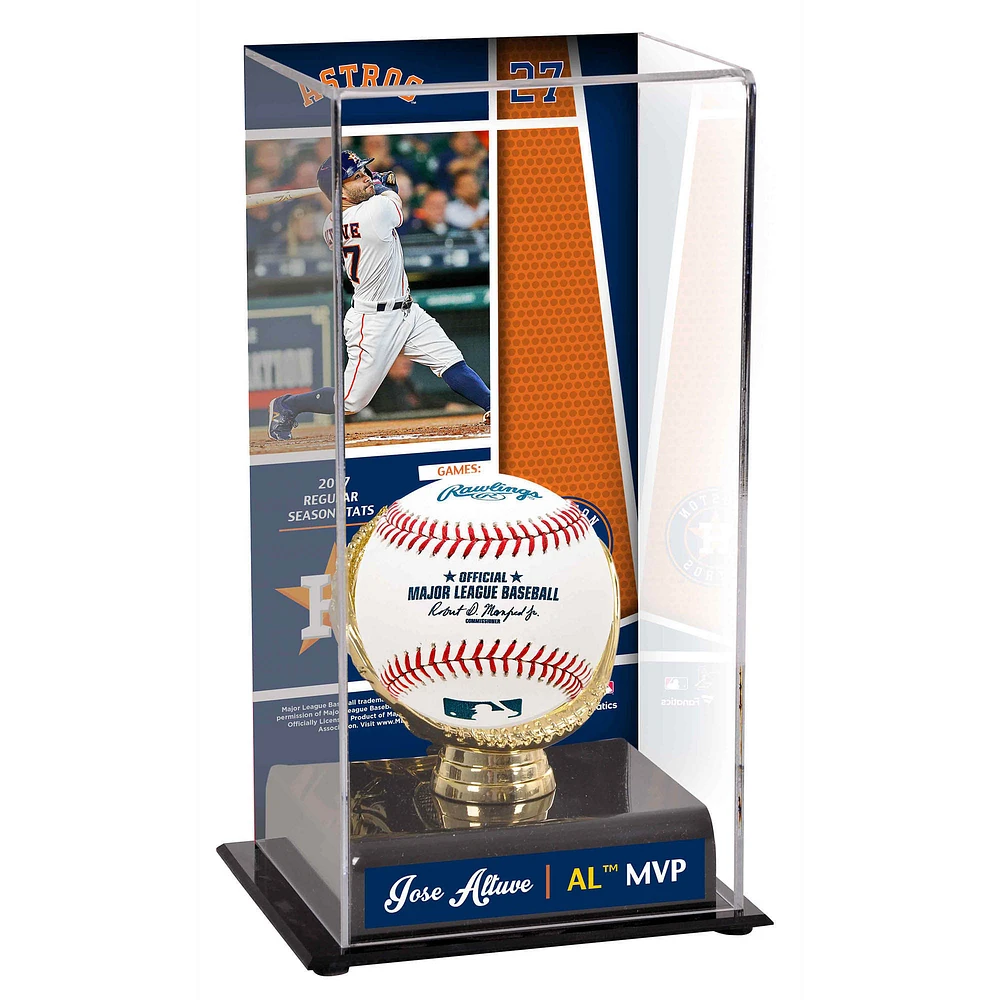 Jose Altuve Houston Astros 2017 AL MVP Sublimated Display Case with Image