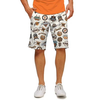 Men's Loudmouth Black/Orange San Francisco Giants Retro Shorts