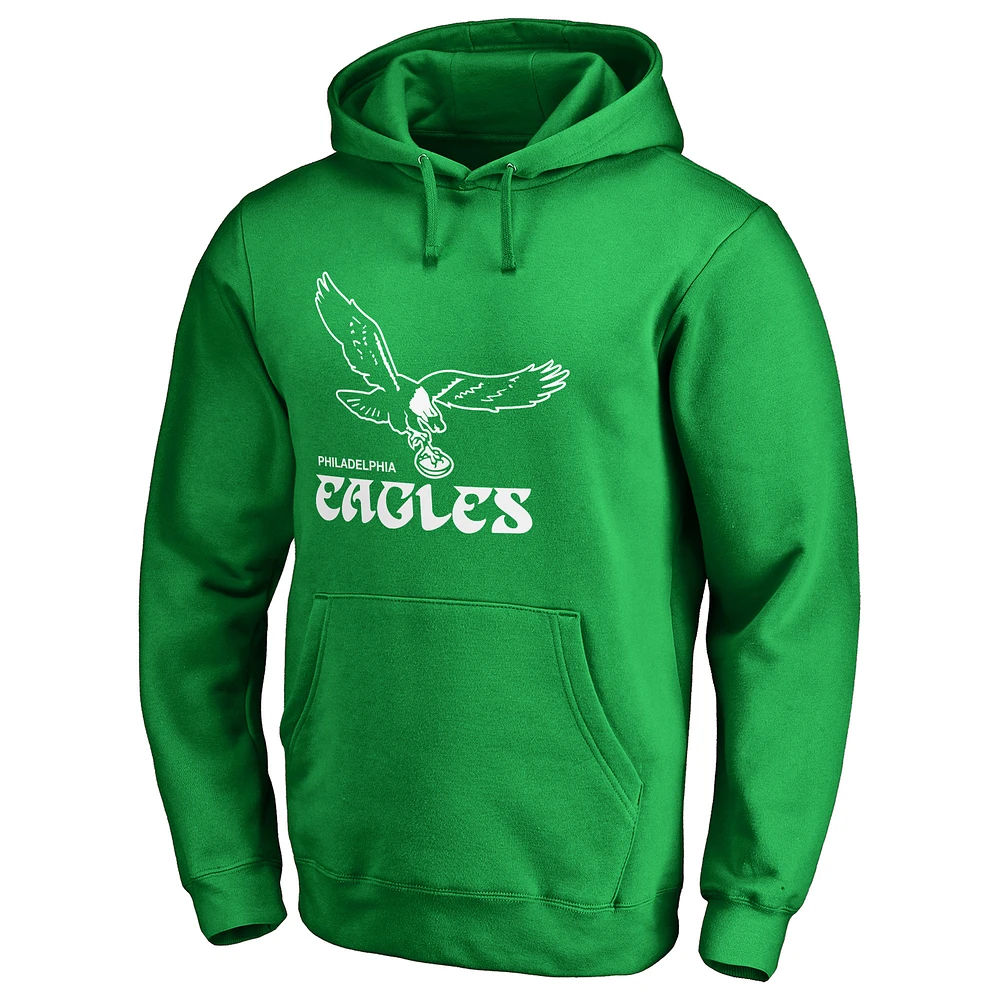 Men's Kelly Green Philadelphia Eagles Hometown Collection First Flight Pullover Hoodie