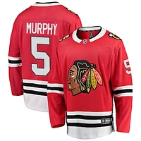 Men's Fanatics Connor Murphy Red Chicago Blackhawks Breakaway Player Jersey