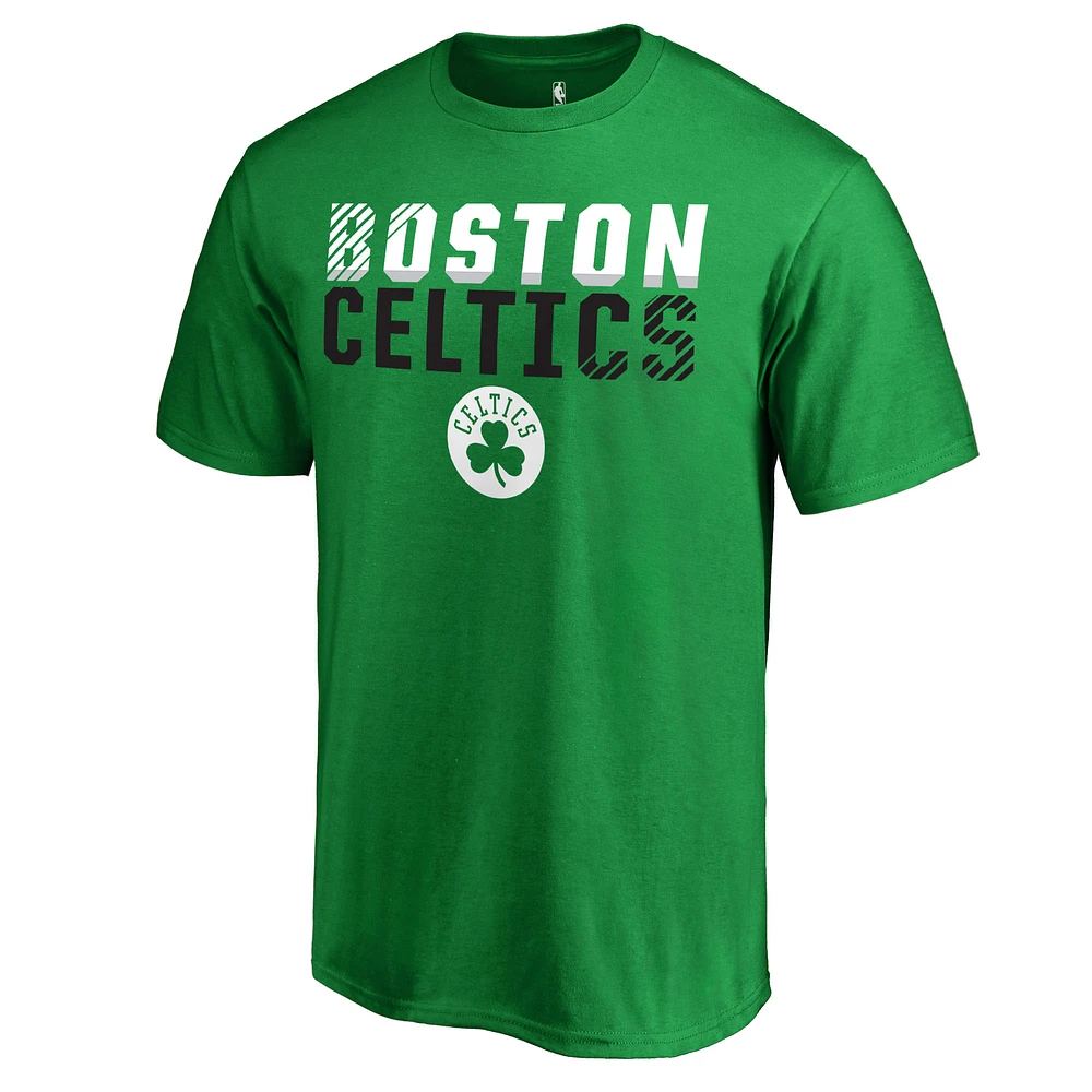 Men's Kelly Green Boston Celtics Fade Out T-Shirt