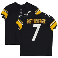 Ben Roethlisberger Pittsburgh Steelers Autographed Nike Black Elite Jersey