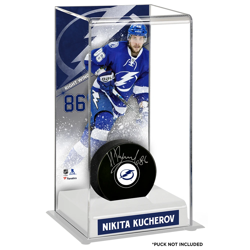 Nikita Kucherov Tampa Bay Lightning Deluxe Tall Hockey Puck Case