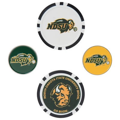 NDSU Bison Ball Marker Set