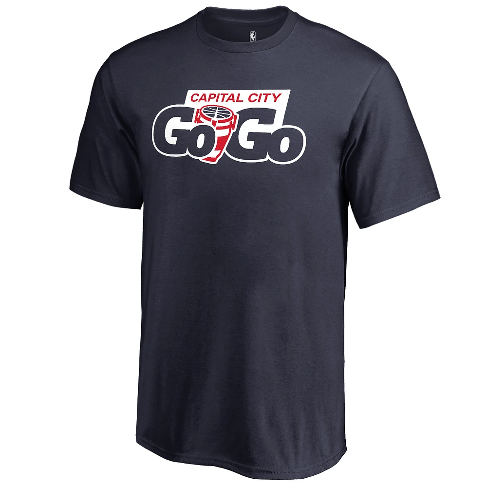 Youth Fanatics Navy Capital City Go-Go Primary Logo T-Shirt