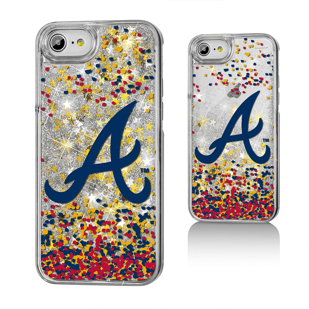 Atlanta Braves iPhone 6/6s/7/8 Sparkle Logo Gold Glitter Case