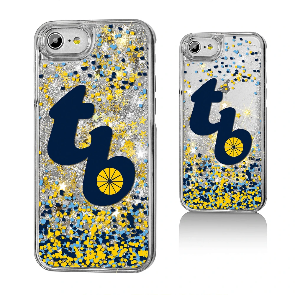 Tampa Bay Rays iPhone 6/6s/7/8 Sparkle Logo Gold Glitter Case