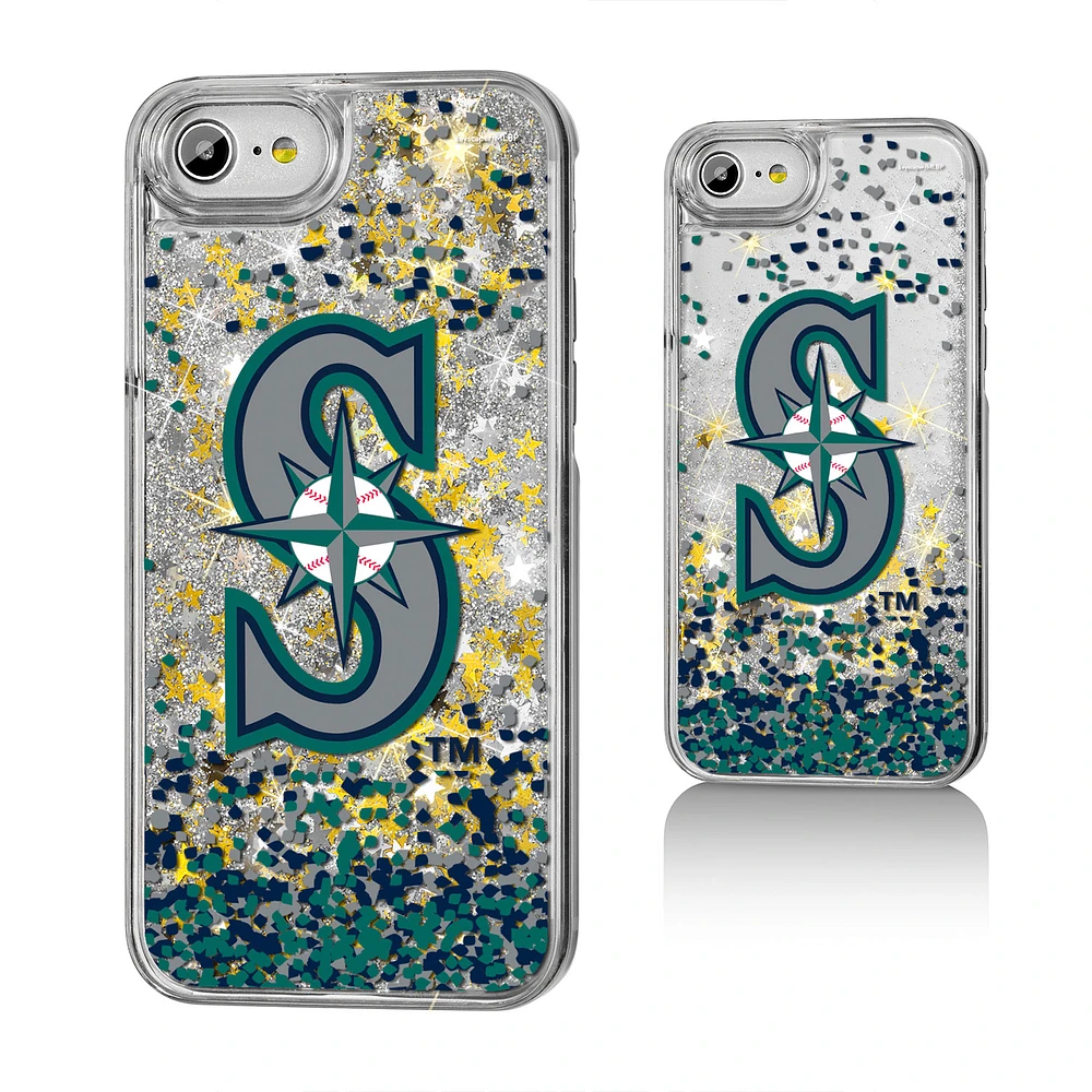 Seattle Mariners iPhone 6/6s/7/8 Sparkle Logo Gold Glitter Case