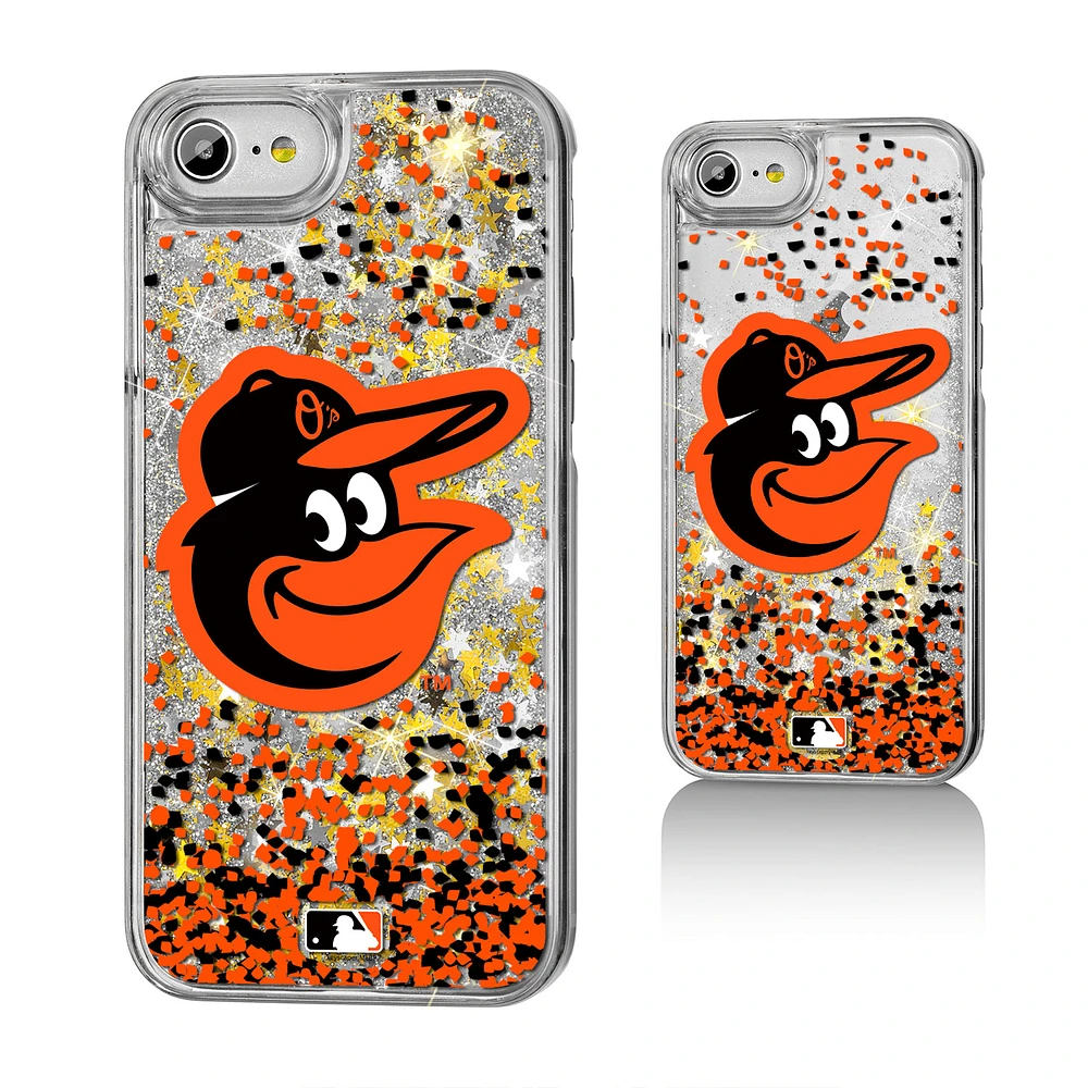 Baltimore Orioles iPhone 6/6s/7/8 Sparkle Logo Gold Glitter Case