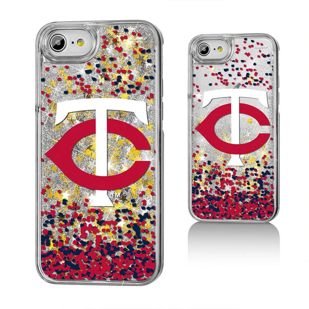 Minnesota Twins iPhone 6/6s/7/8 Sparkle Logo Gold Glitter Case