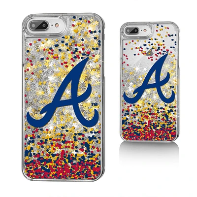 Atlanta Braves iPhone 6 Plus/6s Plus/7 Plus/8 Plus Sparkle Gold Glitter Case