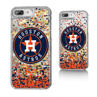 Houston Astros iPhone 6 Plus/6s Plus/7 Plus/8 Plus Sparkle Gold Glitter Case