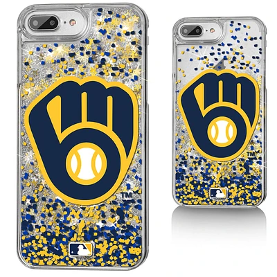 Milwaukee Brewers iPhone 6 Plus/6s Plus/7 Plus/8 Plus Sparkle Gold Glitter Case
