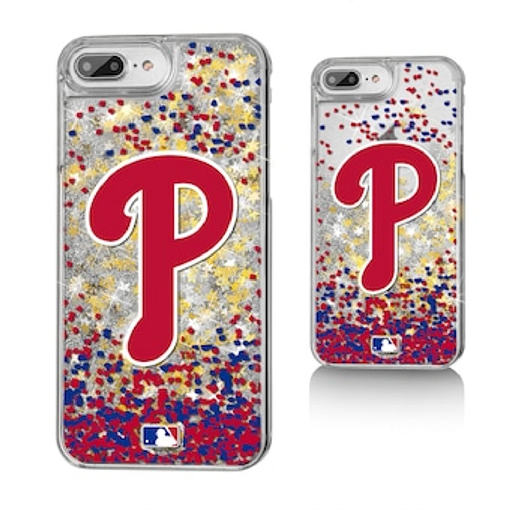 Philadelphia Phillies iPhone 6 Plus/6s Plus/7 Plus/8 Plus Sparkle Gold Glitter Case