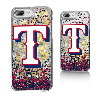 Texas Rangers iPhone 6 Plus/6s Plus/7 Plus/8 Plus Sparkle Gold Glitter Case