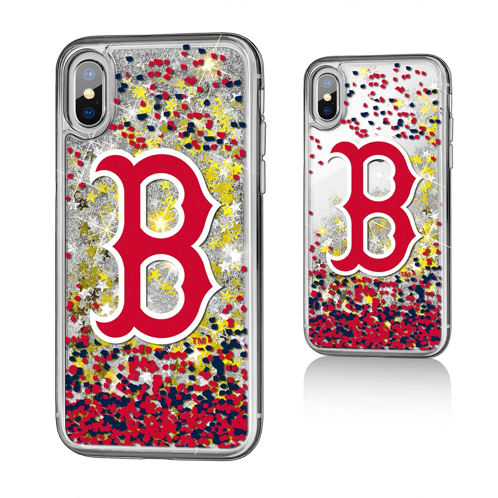 Boston Red Sox iPhone X/Xs Sparkle Glitter Case
