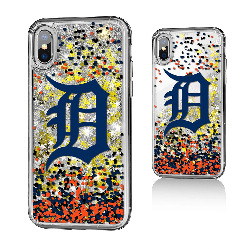 Detroit Tigers iPhone X/Xs Sparkle Glitter Case